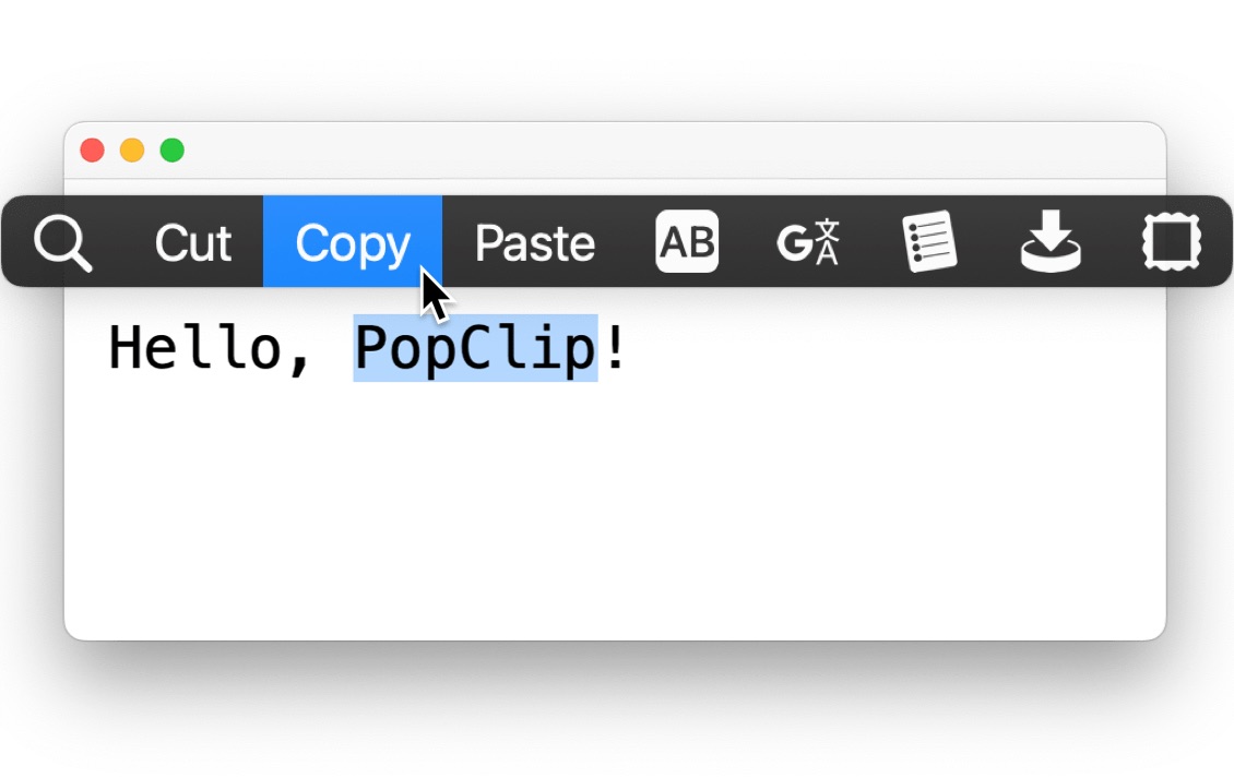 Popclip mac PopClip for Mac