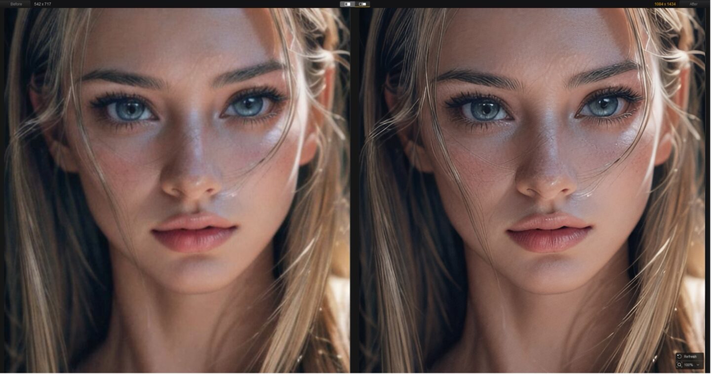 Aiarity side-sy-side portraits