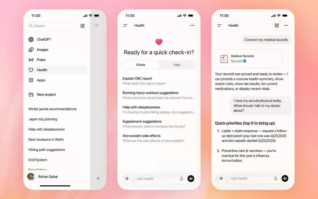 Apple Health ChatGPT integration