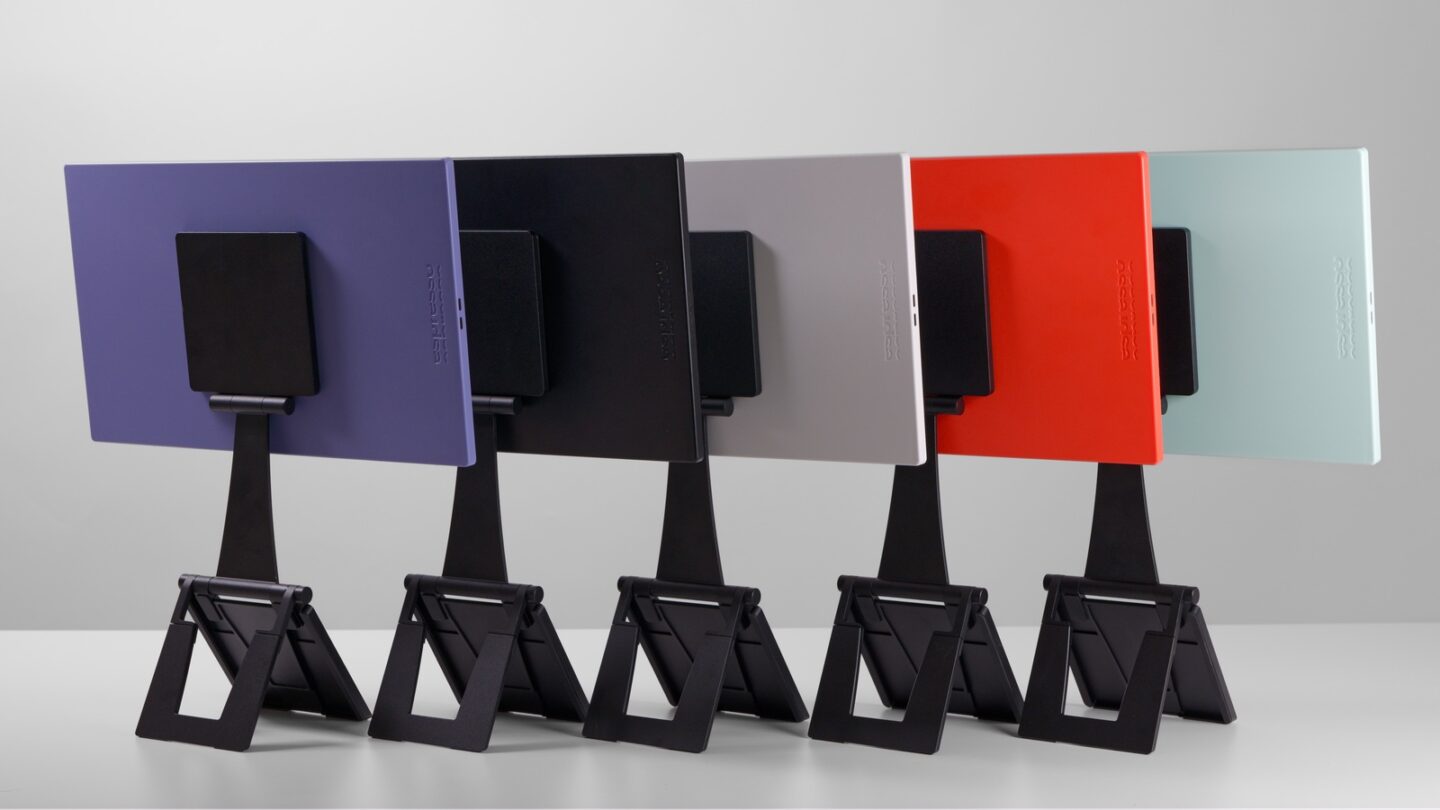 Espresso Lite 15 in five colors, with Stand+