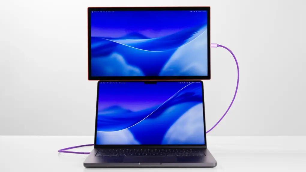 Espresso Lite 15 portable monitor with MacBook