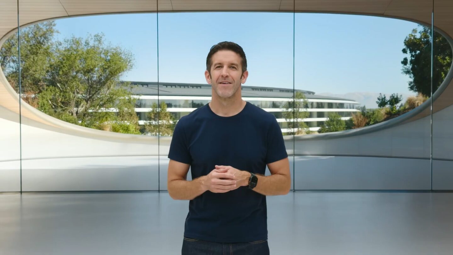 John Ternus standing in the Observatory at Apple Park