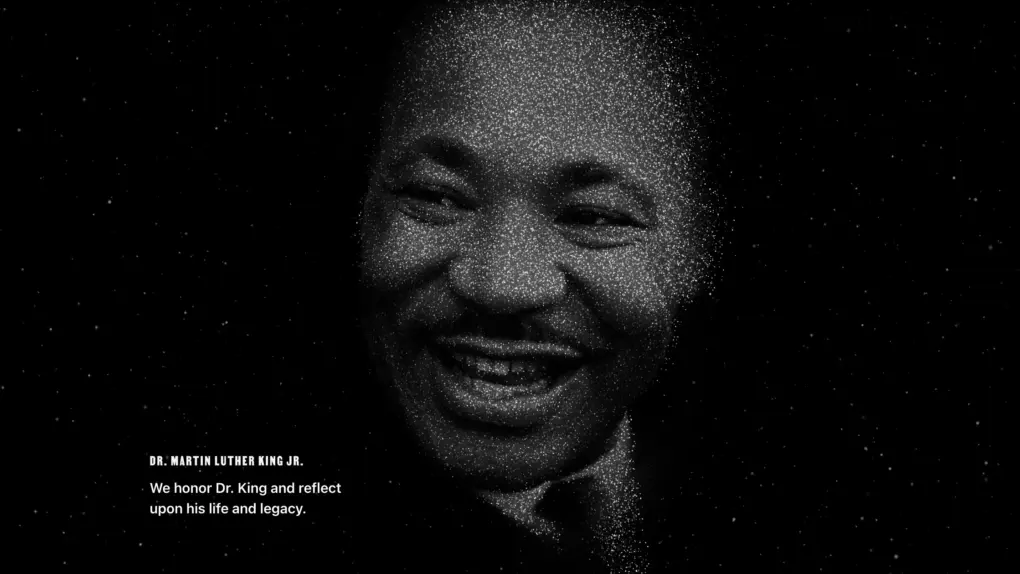 Apple homepage honors MLK Jr.