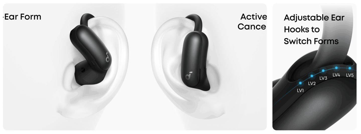 Soundcore AeroFit 2 Pro adjustments