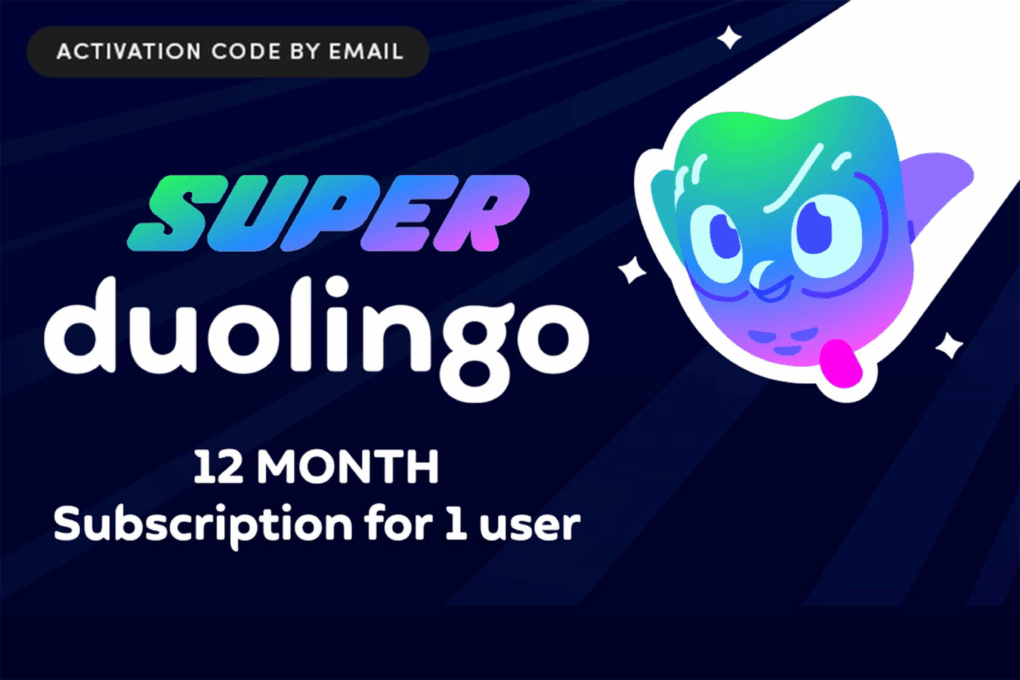 Super Duolingo 1-Year Subscription
