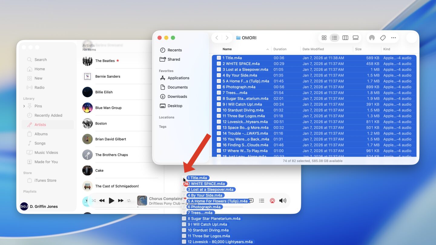 Uploading music to Apple Music