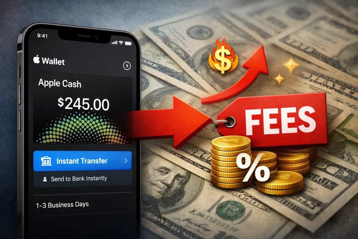 Get ready to pay more for Apple Cash Instant Transfer.