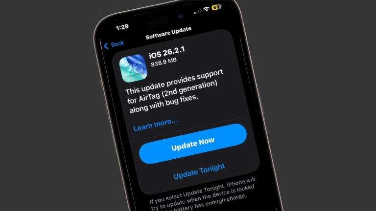 Update your iPhone with iOS 26.2.1