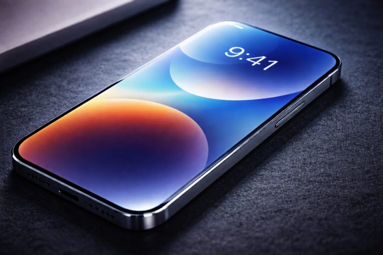 iPhone mockup without Dynamic Island