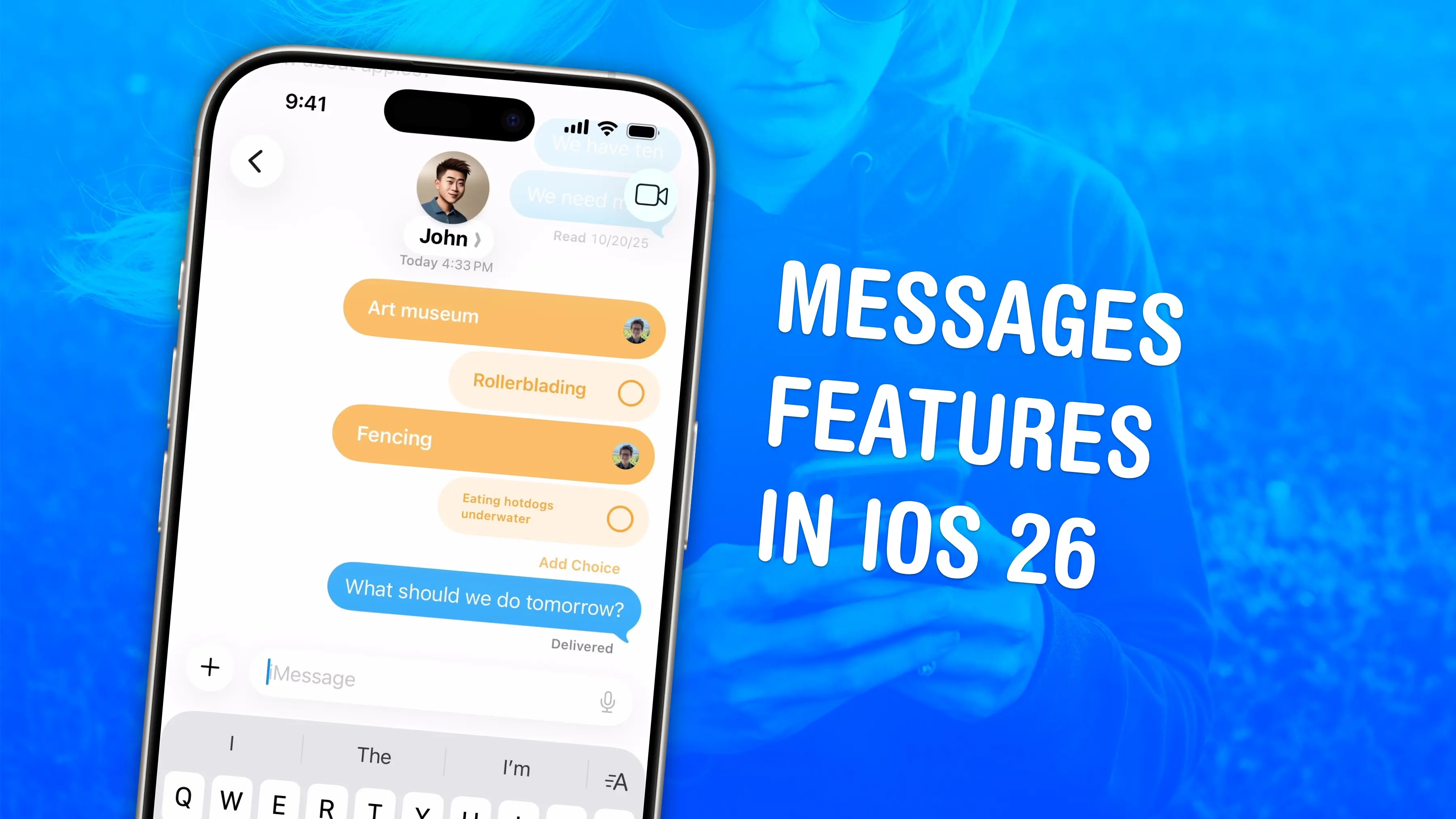 6 great features in Messages in iOS 26