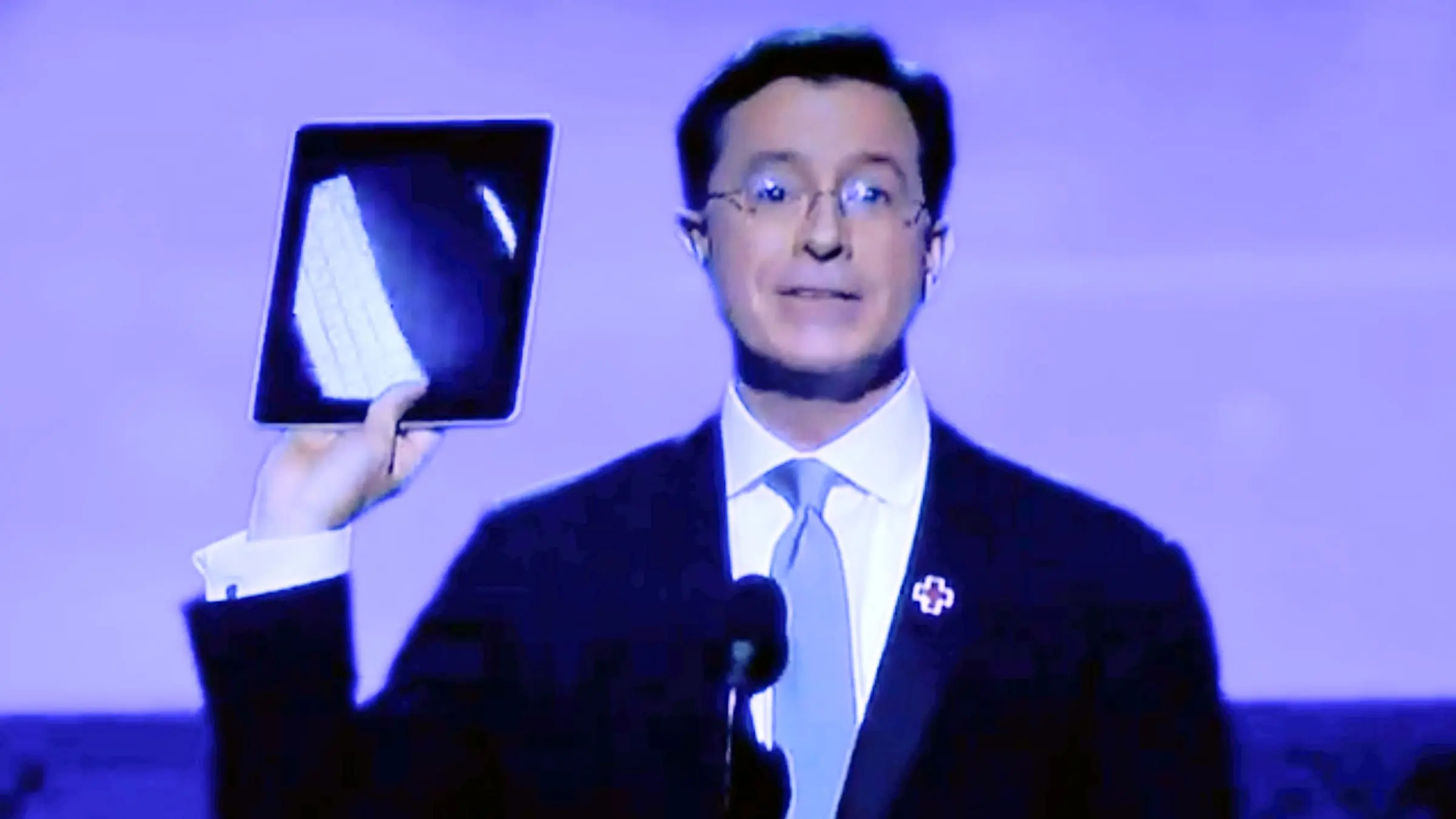 Today in Apple history: Stephen Colbert shows off iPad early at Grammys