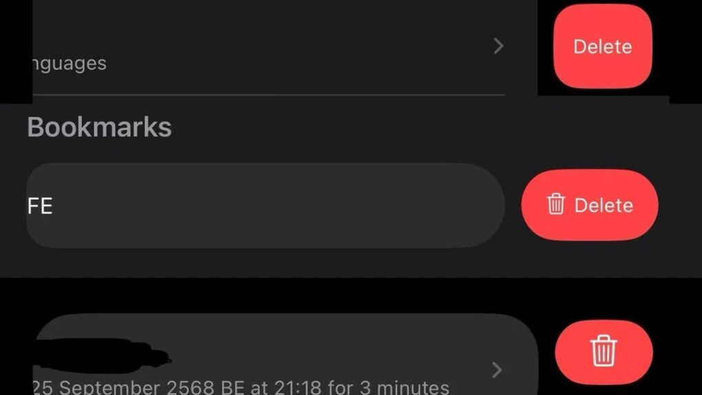 Why delete buttons vary across iOS