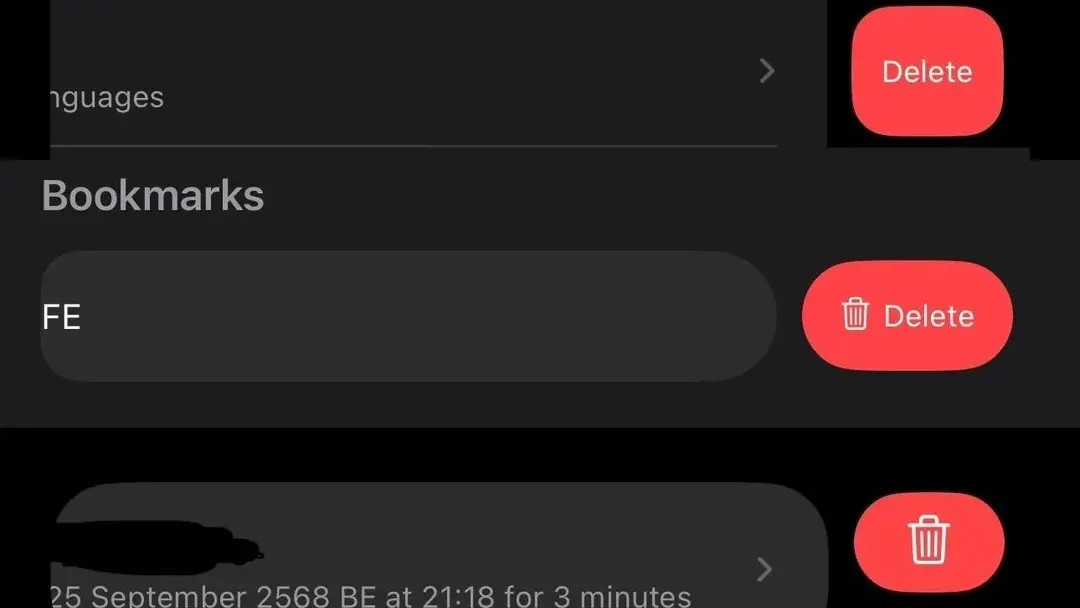 Why delete buttons vary across iOS