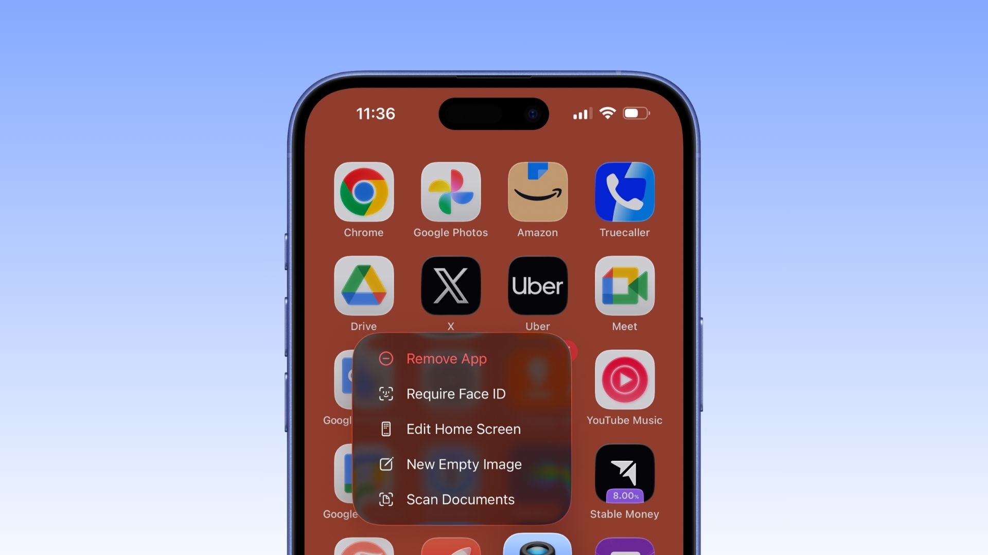 Edit menu gets a Liquid Glass makeover.
