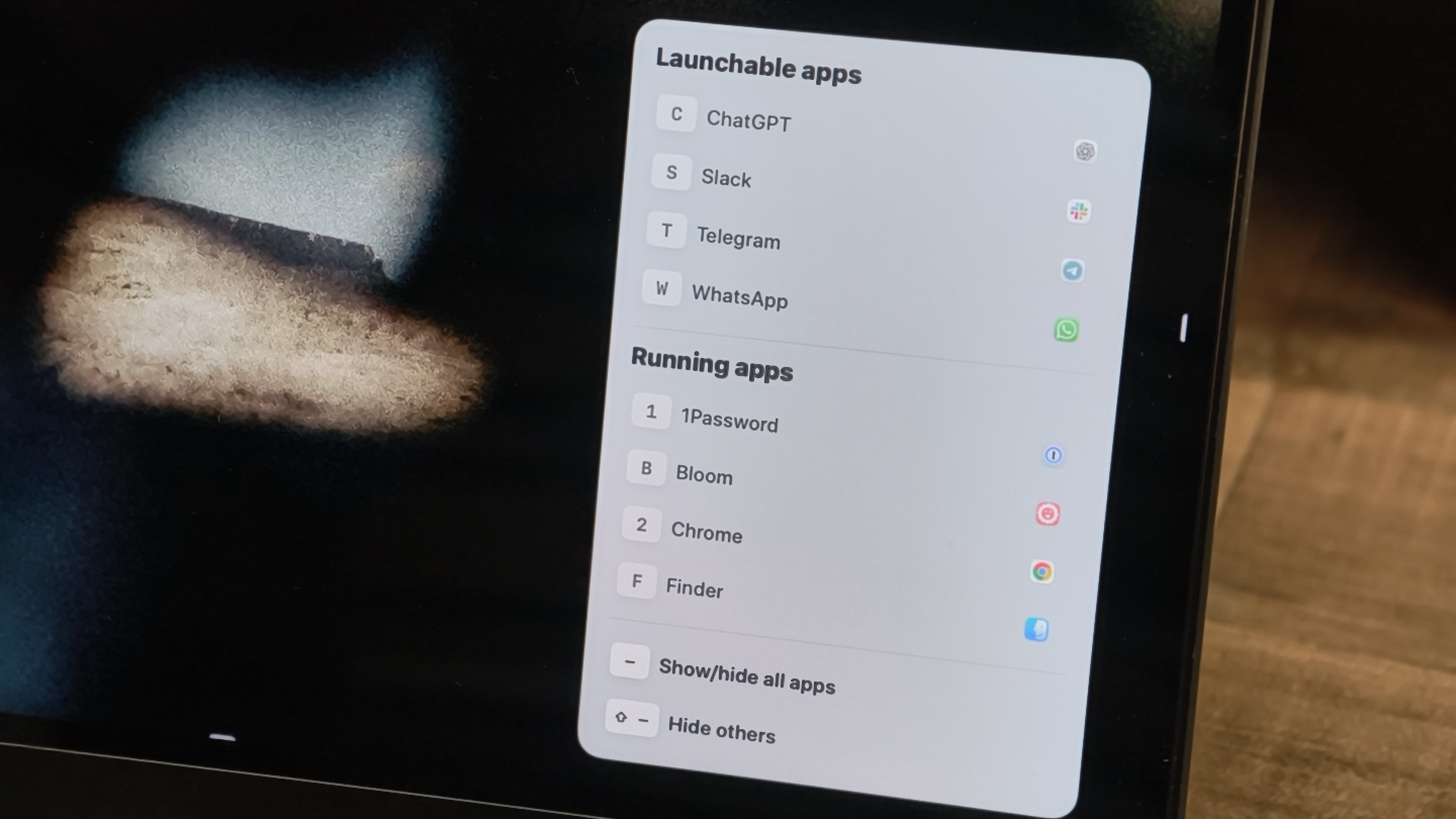 rcmd can also act as an app launcher.
