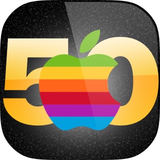 Apple 50 Years graphic