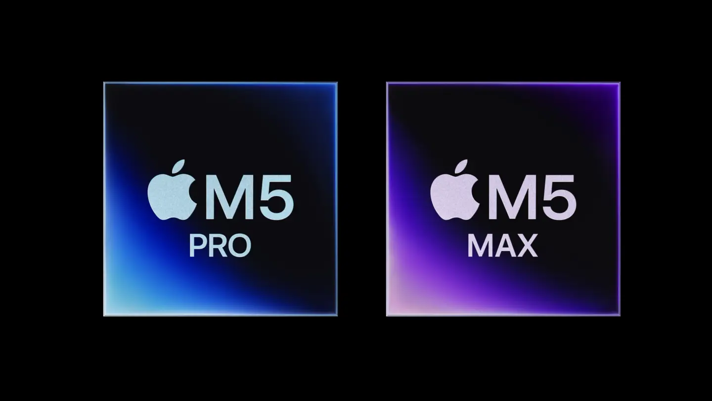 The M5 Pro and M5 Max chips