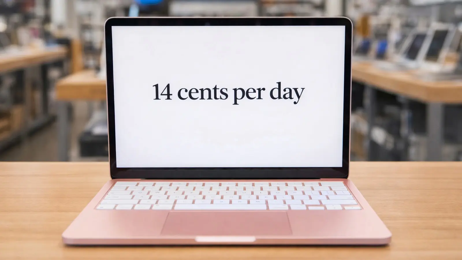 MacBook Neo costs far less than entry-level PCs over time