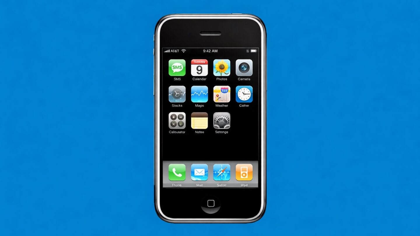 The original iPhone swept away the niche smartphone market.