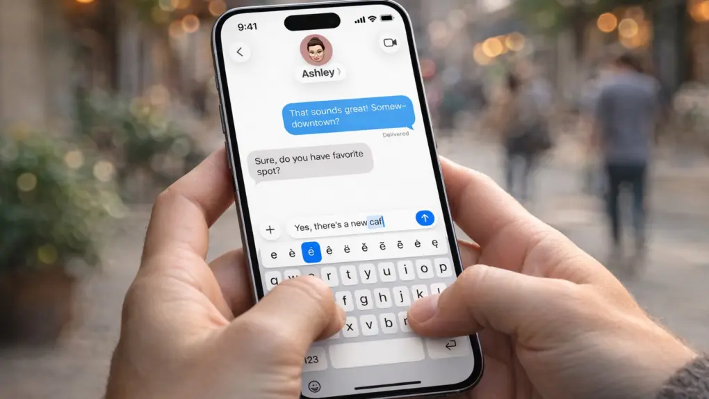 An iPhone typing problem frustrates iPhone users.