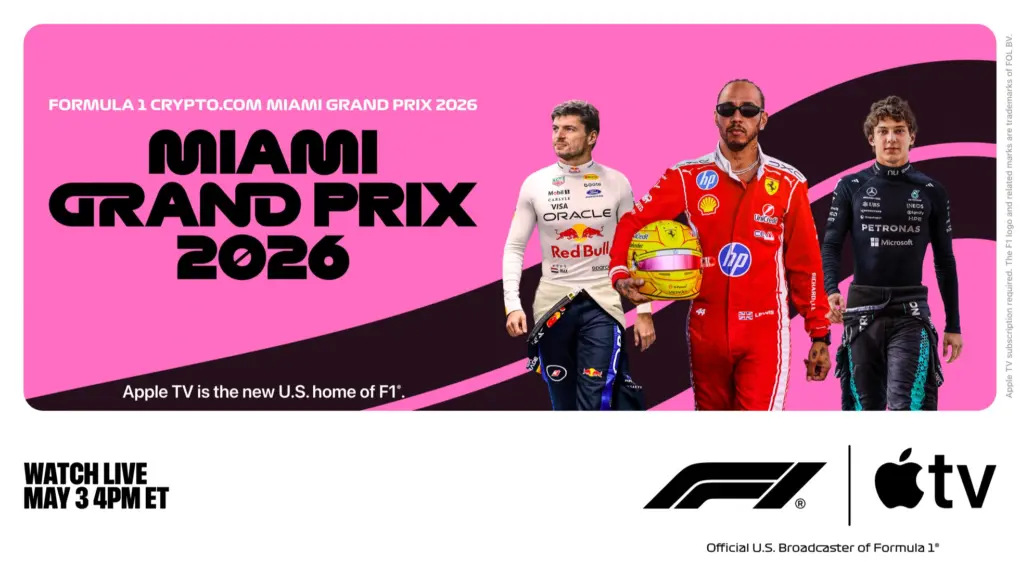 F1 Miami Grand Prix on Apple TV