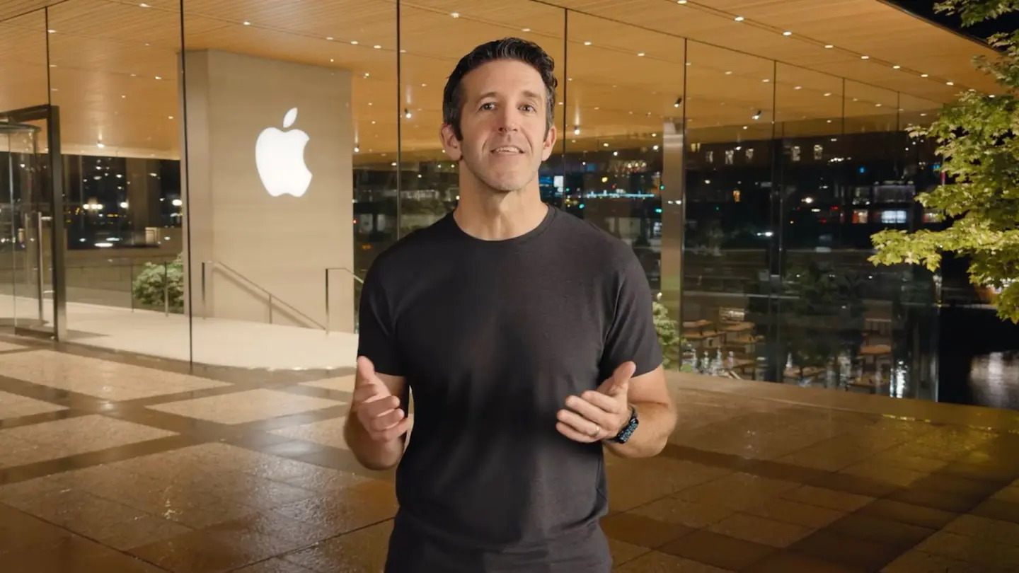 A photo of future Apple CEO John Ternus taken from the iPhone Air unveiling in September 2025.