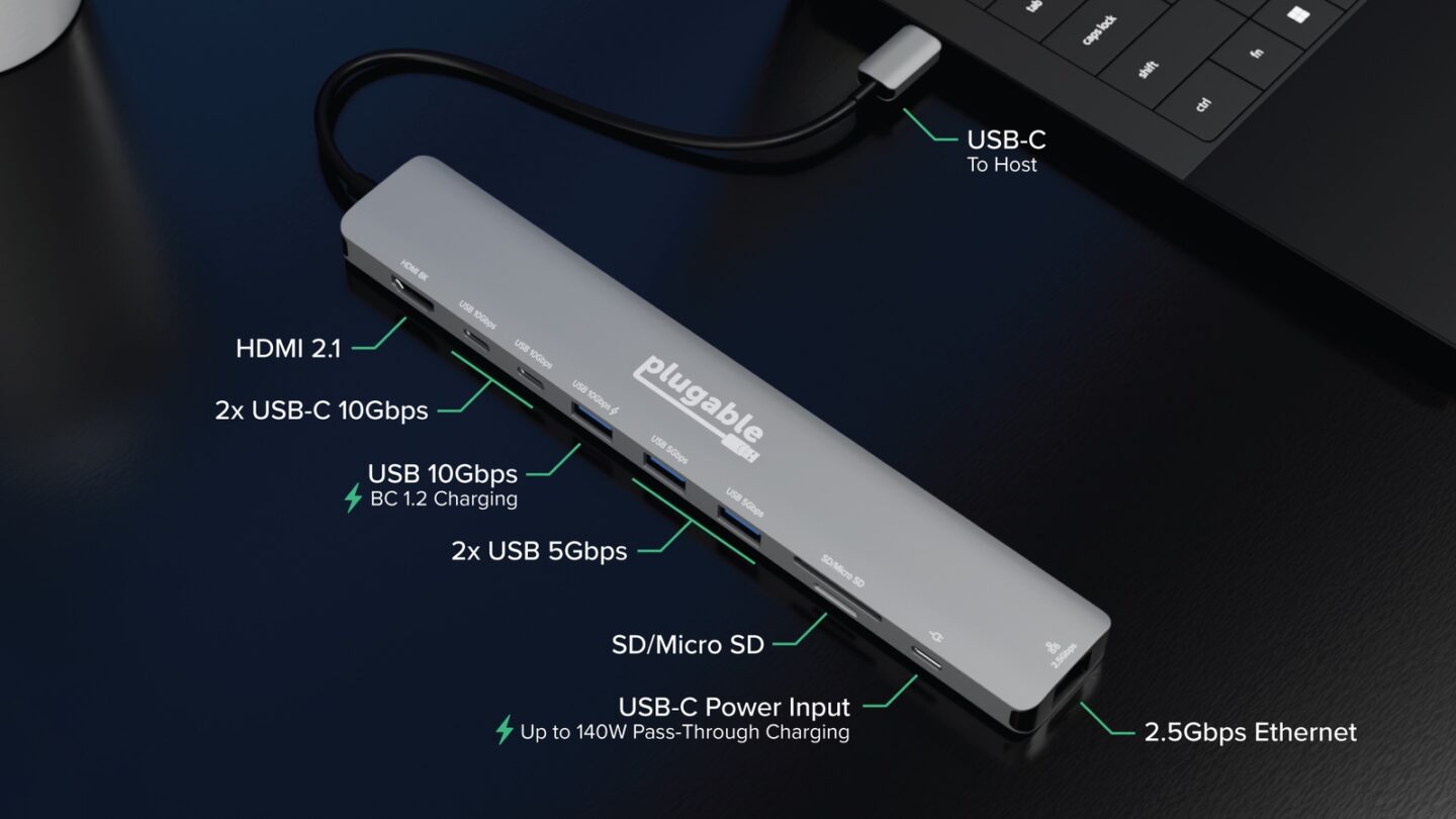 Plugable USBC-10IN1E: Adds a range of useful ports to your MacBook