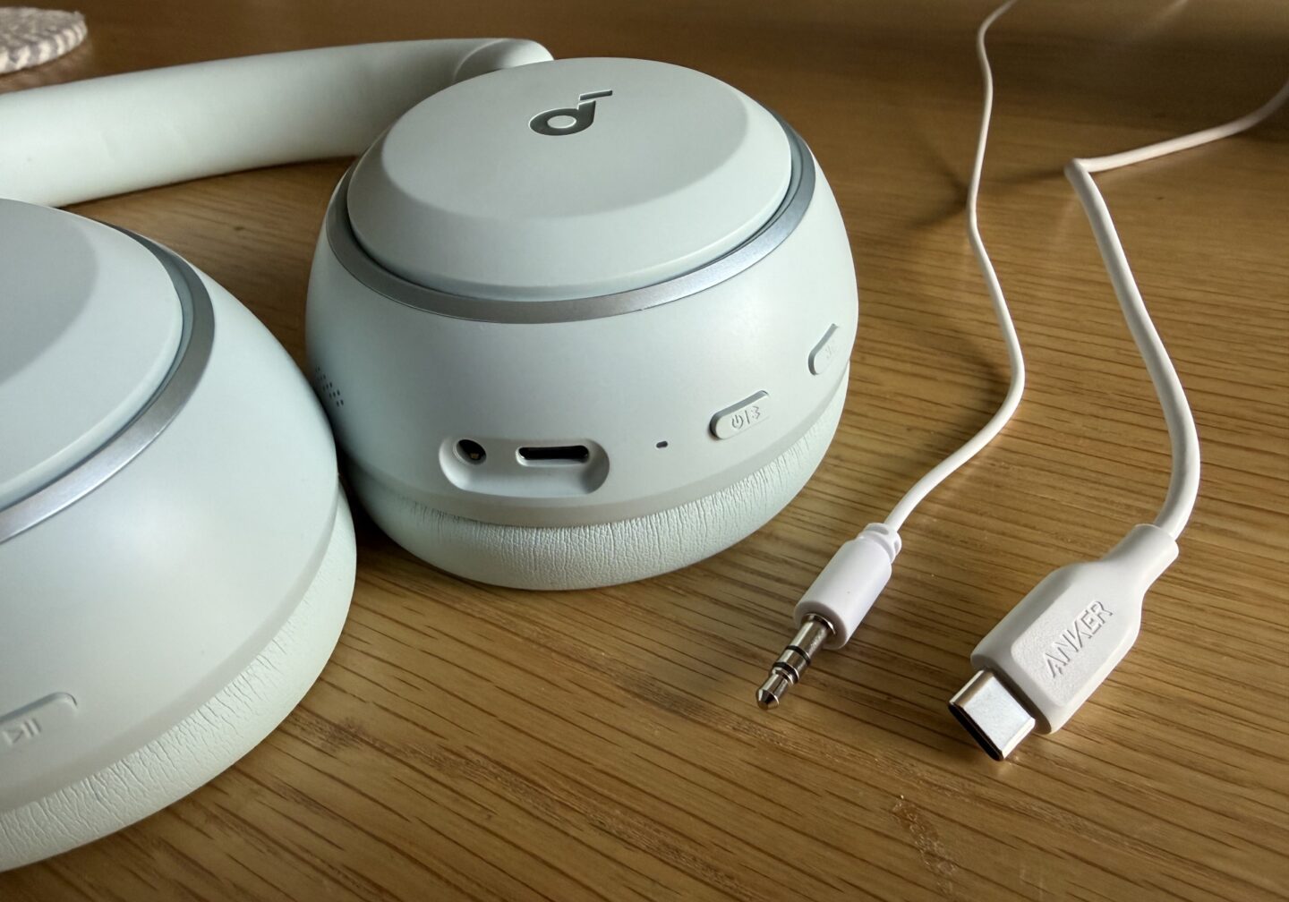 Soundcore Space 2 headphones with cables