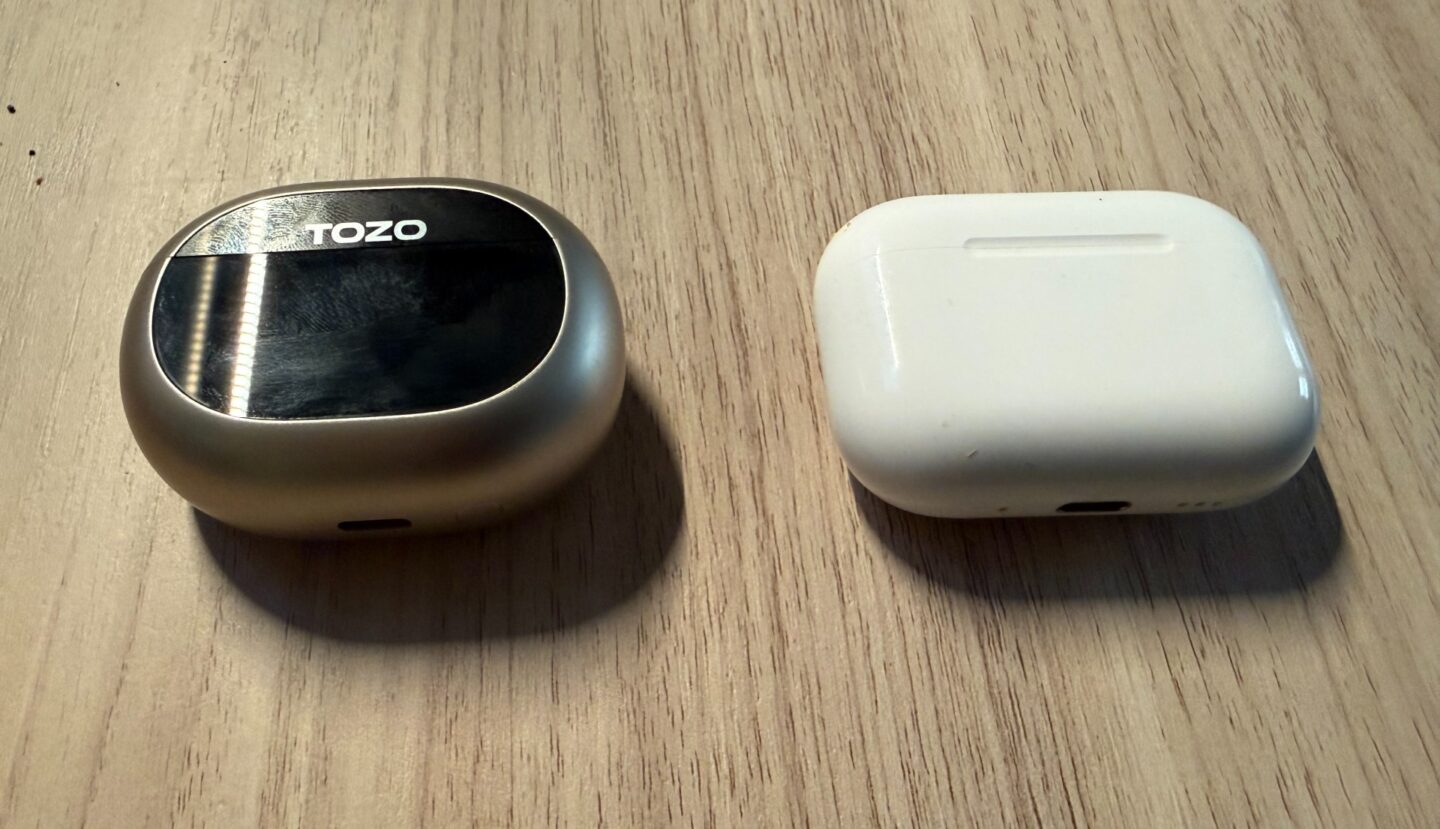 Tozo NC20 Pro and AirPods Pro 3 cases