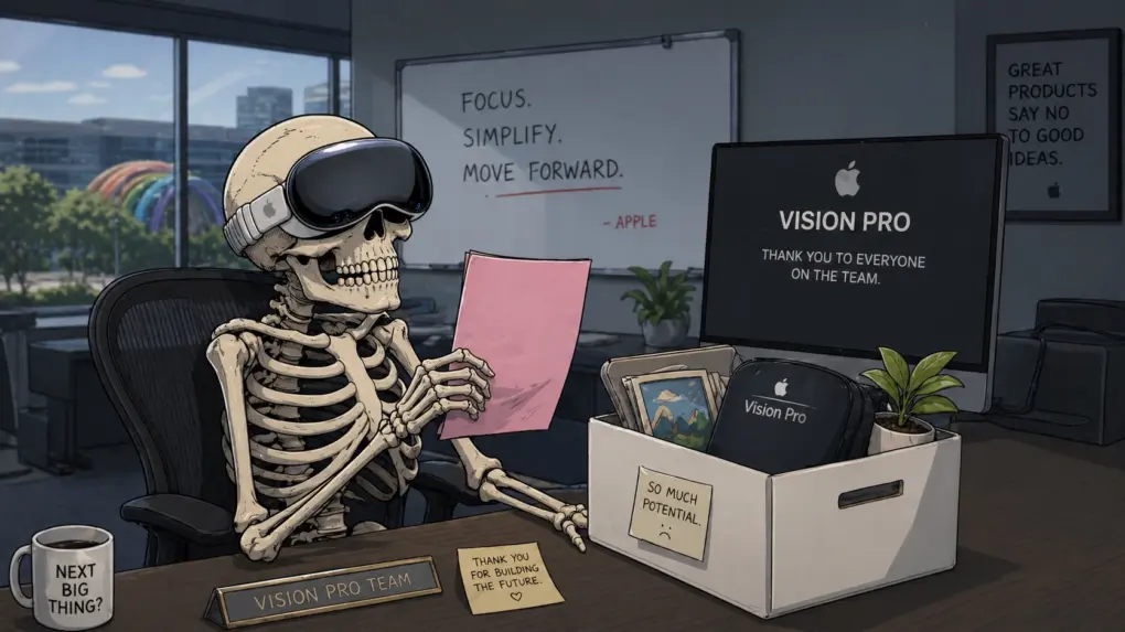 Apple might not see a future for the Vision Pro