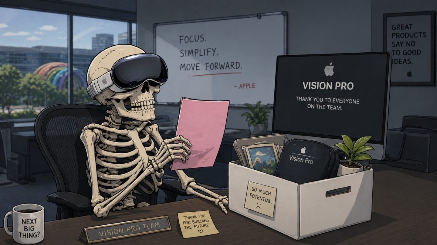 Apple might not see a future for the Vision Pro