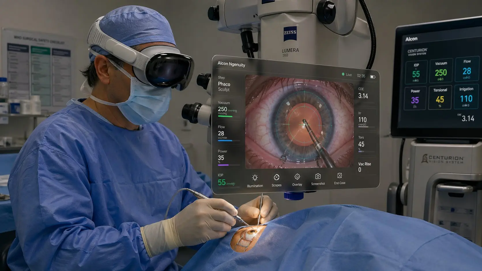 Eye doctor uses Vision Pro in cataract surgery for the first time