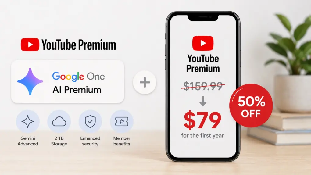 Save 50$ on YouTube Premium with AI Premium
