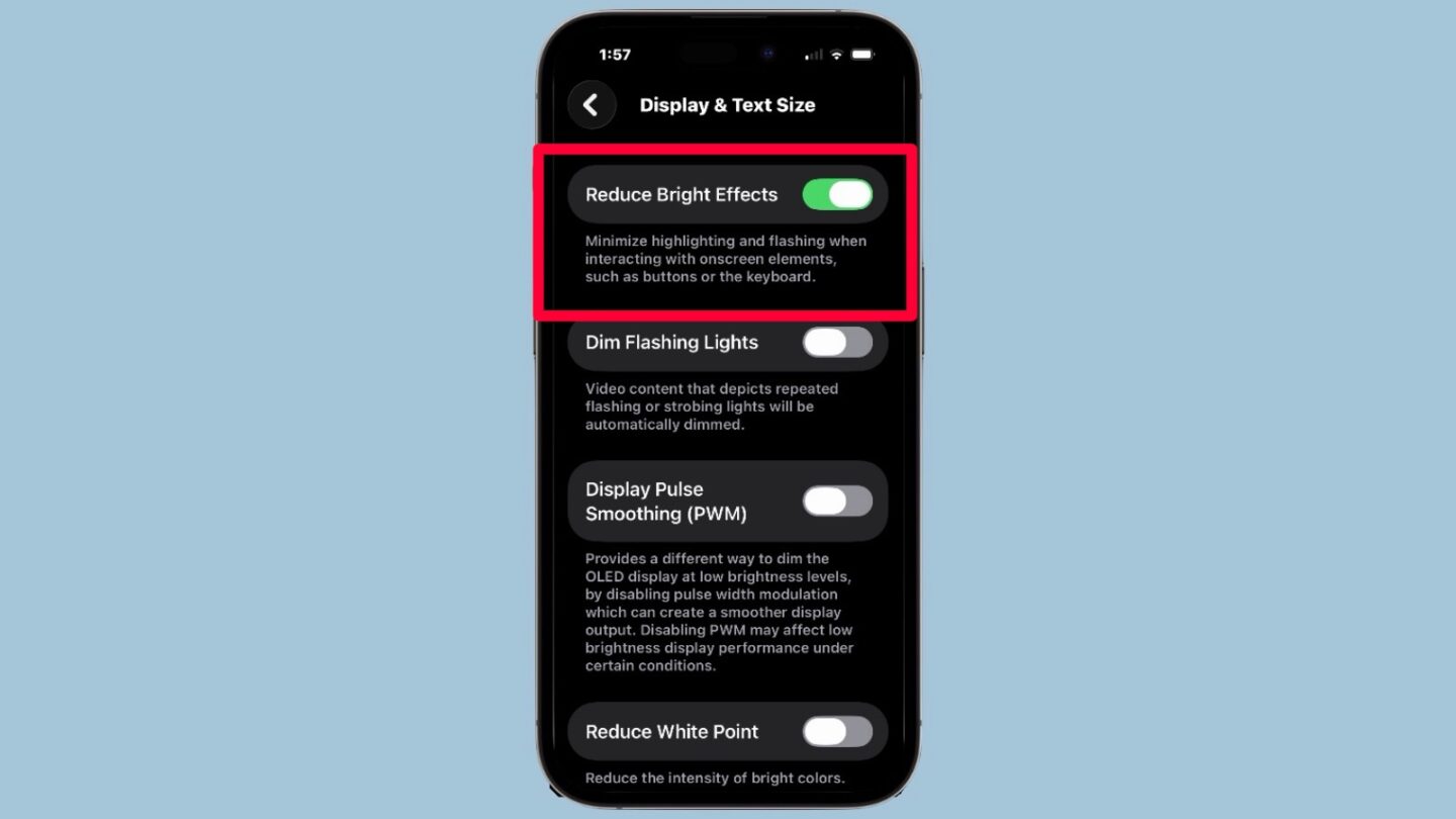 Reduce Bright Effects: A simple toggle to amp back Liquid Glass a bit