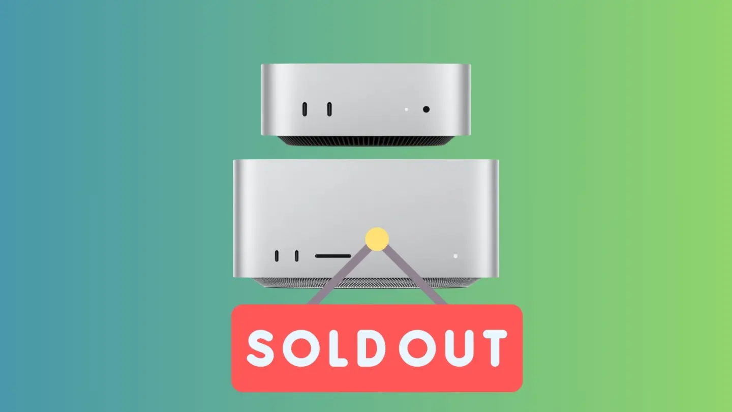 Mac Mini and Mac Studio sold out on Apple store.