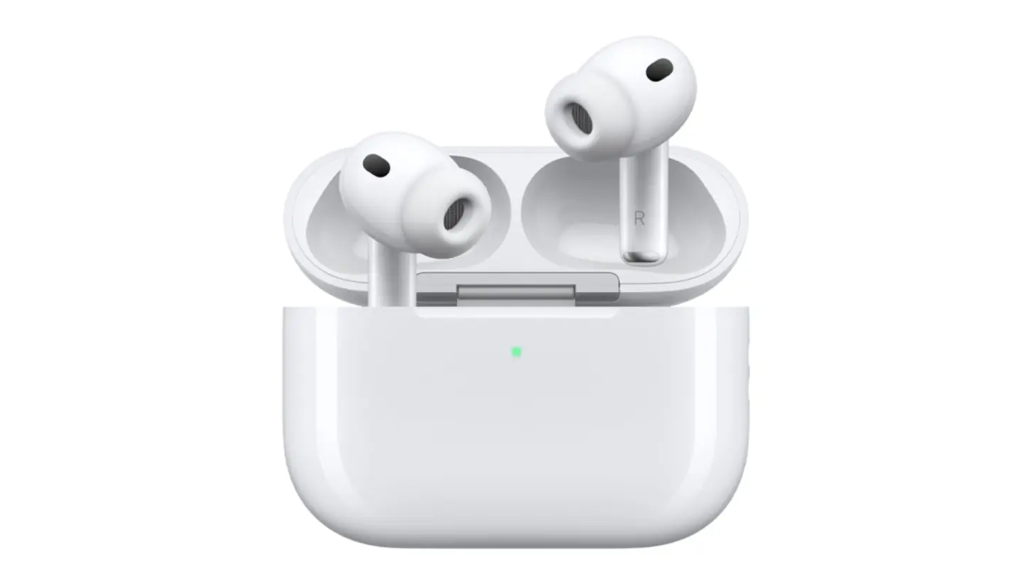 A photo of Apple AirPods used in a story about AirPods settings page revamp.
