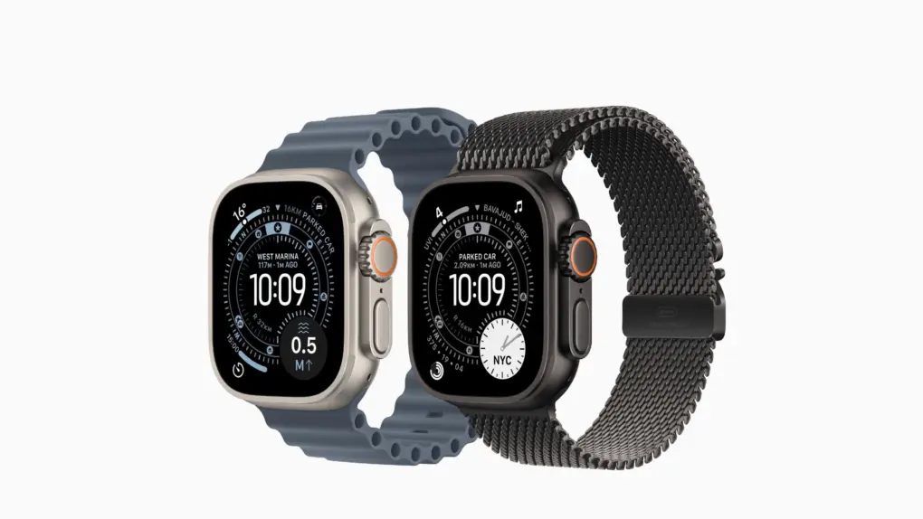 A photo of the Apple Watch Ultra 3 used in a story about blood presure notification feature coming to a future version of the watch.