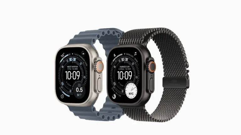 A photo of the Apple Watch Ultra 3 used in a story about blood presure notification feature coming to a future version of the watch.