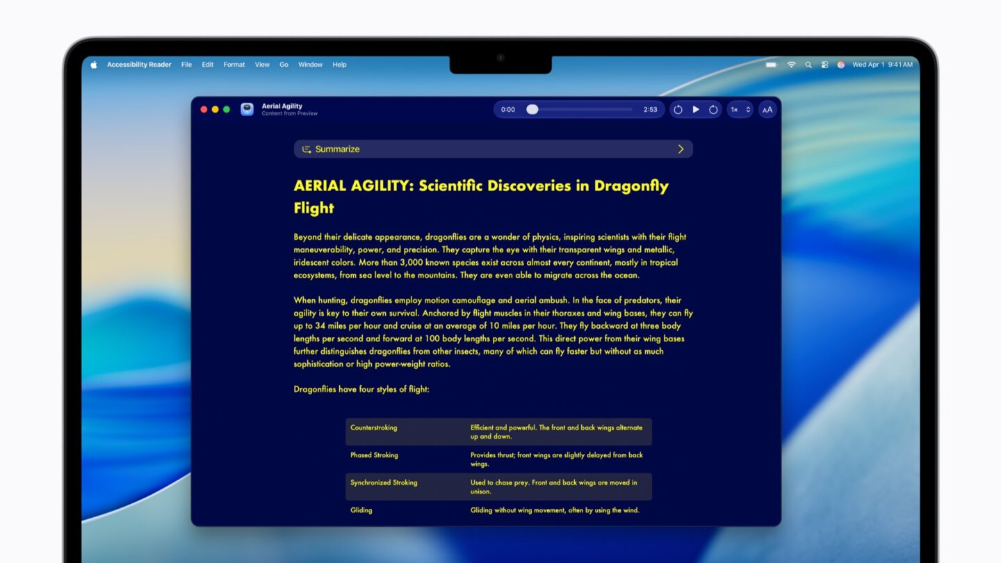 Apple accessibility features Accessibility Reader on Mac after_big.jpg.large_2x Accessibility Reader with Apple Intelligence