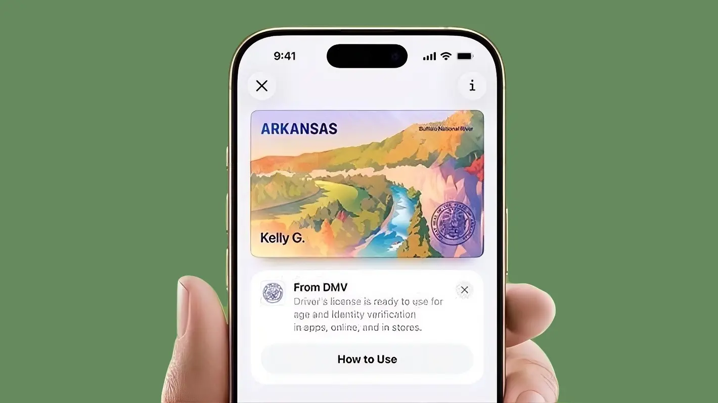 iPhone users can now store their Arkansas driver’s license…