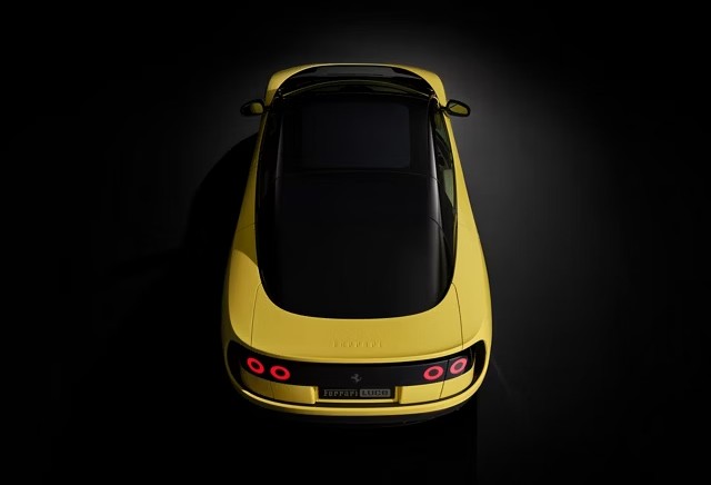Ferrari Luce from above and behind Ferrari Luce from above and behind
