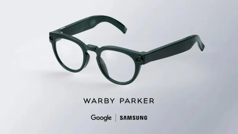 Google Warby Parker smart glasses.