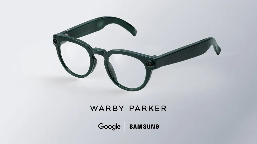 Google Warby Parker smart glasses.