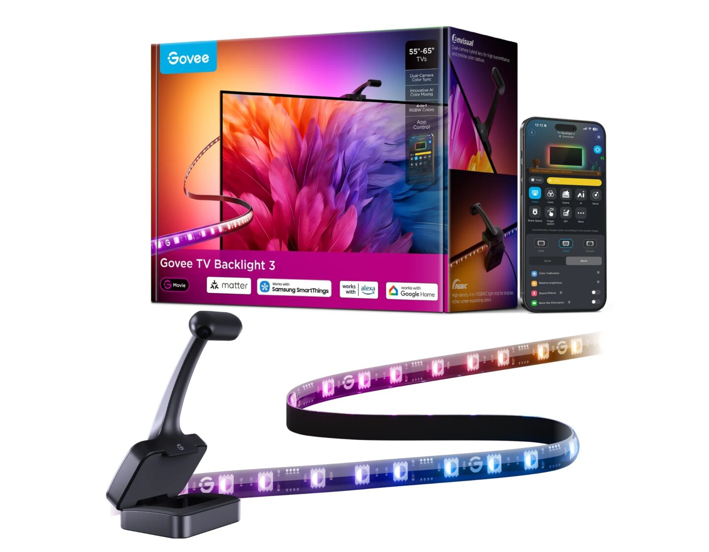 Govee TV Backlight 3 Govee TV Backlight 3 with packaging