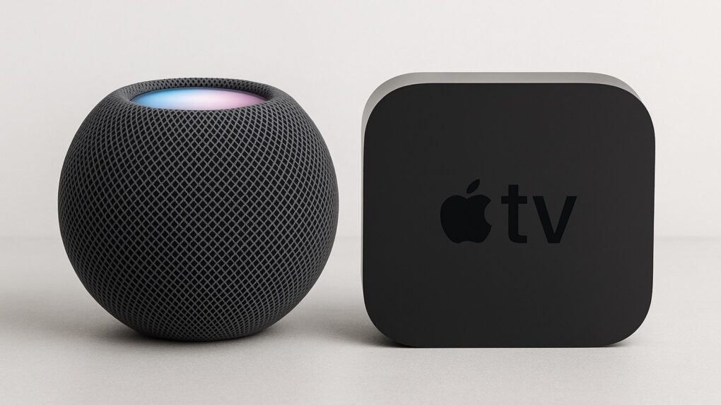 HomePod mini and Apple TV 4K