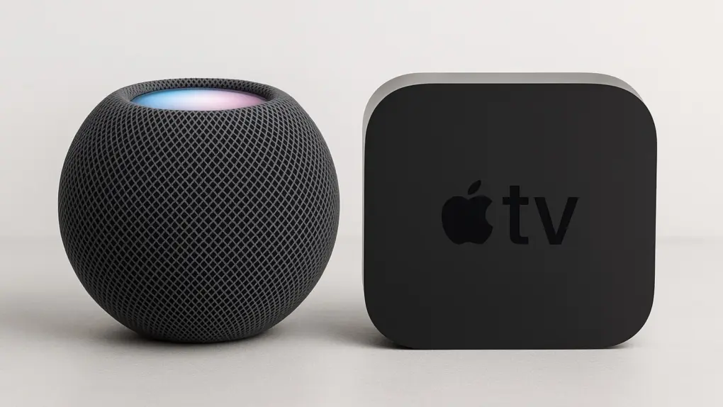 HomePod mini and Apple TV 4K