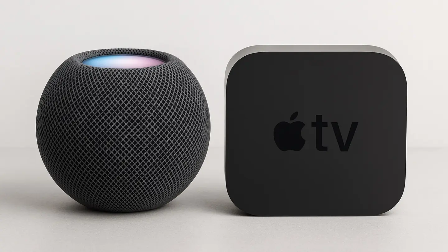 HomePod mini and Apple TV 4K