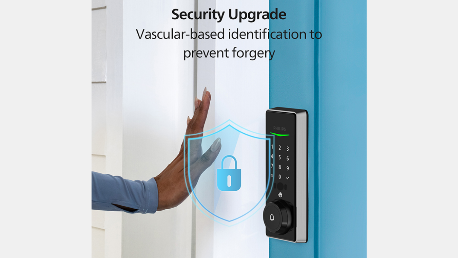 Philips 5000 Series smart lock scans the veins in your palm to unlock your door
