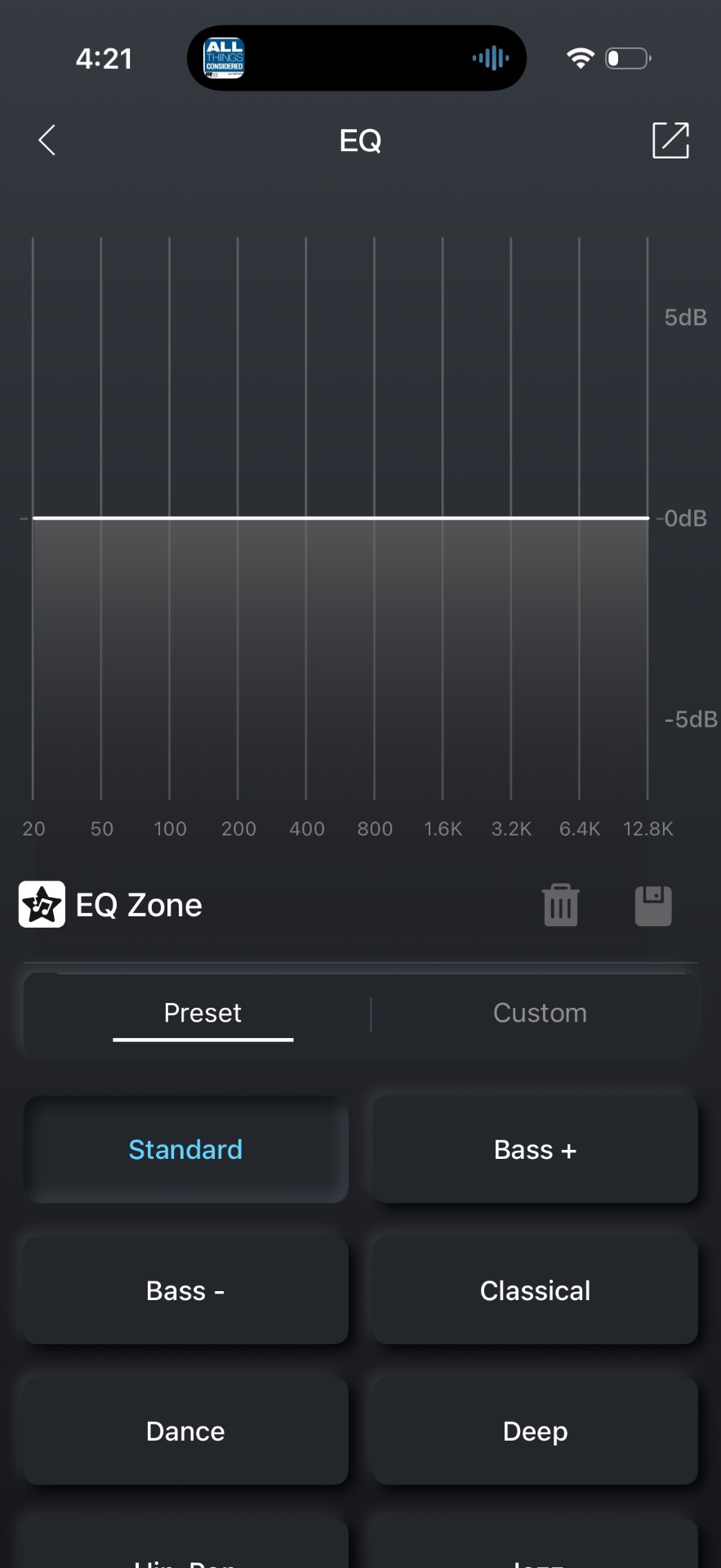 Tozo app audio EQ settings Tozo app audio EQ settings