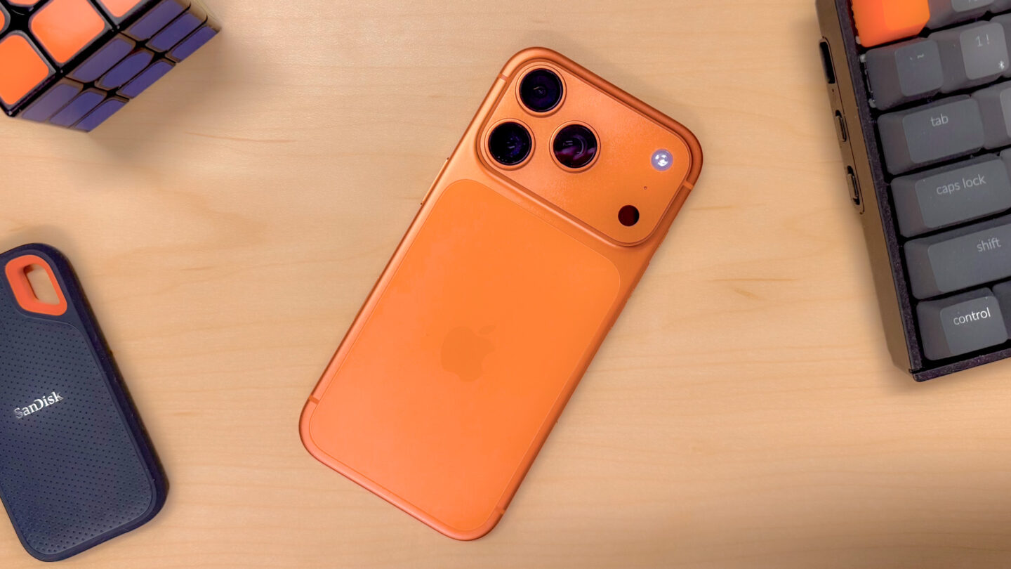 iPhone 17 Pro on desk